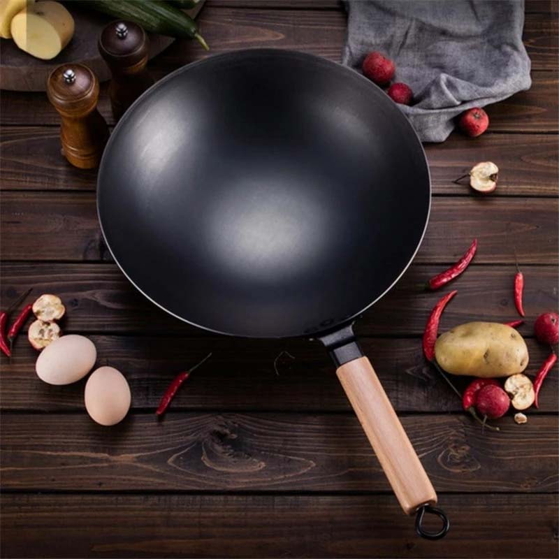 cast iron wok for induction hob